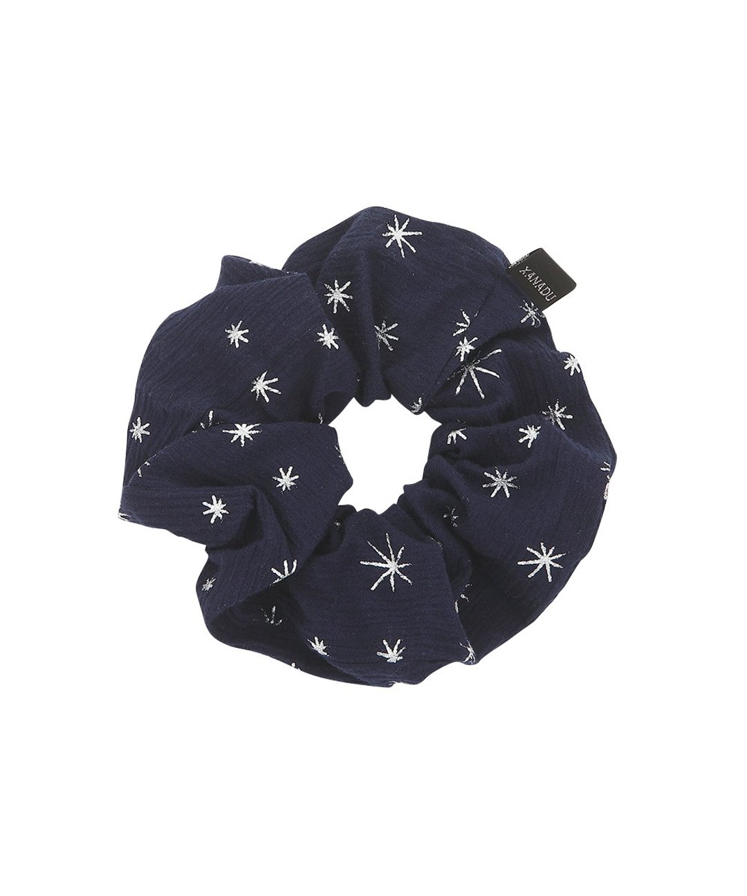 SPARKLE SCRUNCHIE_海军蓝 - 发饰 - 棉 蓝色