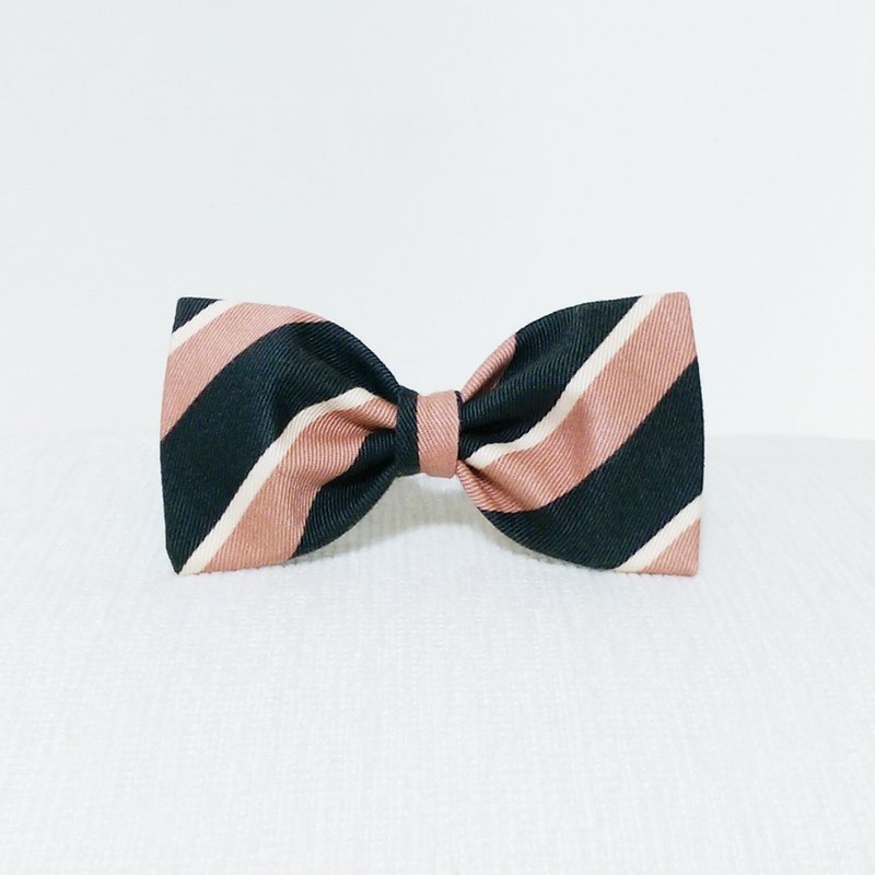 Ella Wang Design Bowtie 宠物 领结 蝴蝶结 猫 狗 条纹 绅士 - 项圈/牵绳 - 其他材质 咖啡色