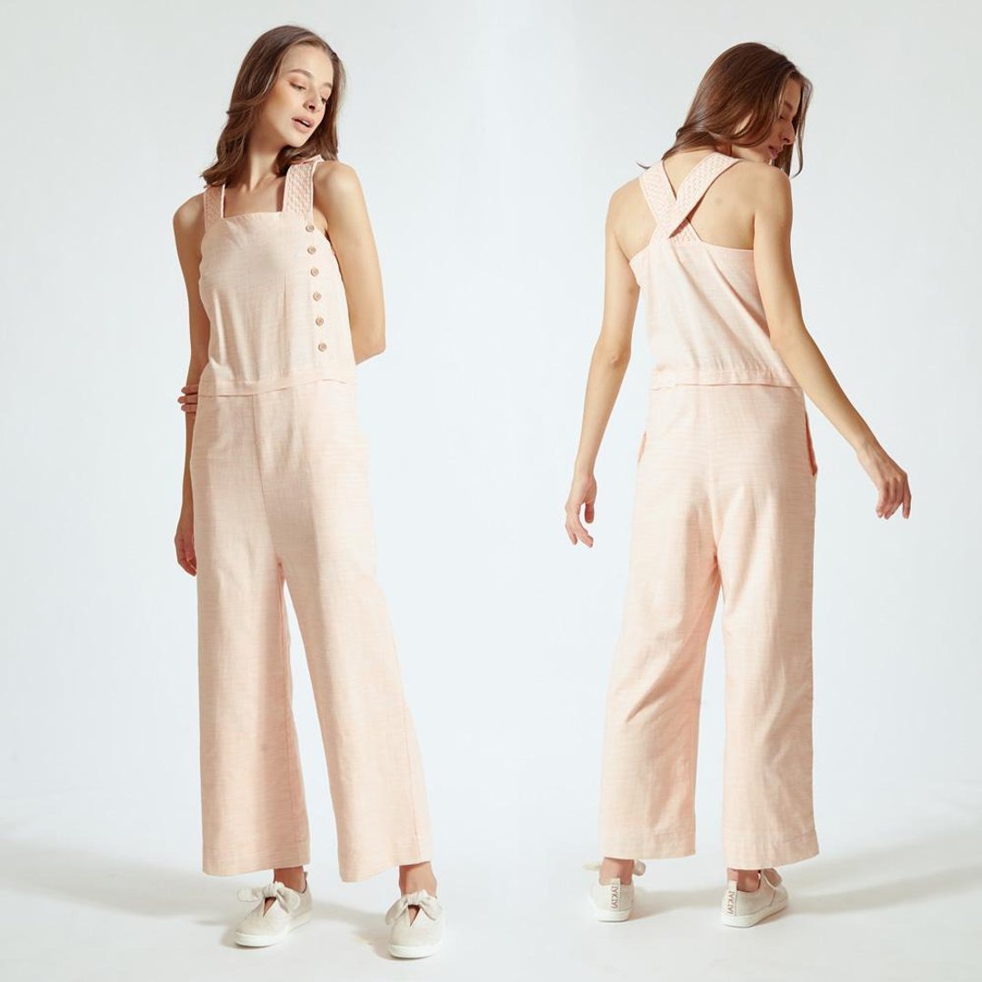 Playground Memory Jumpsuits - 背带裤/连体裤 - 棉 
