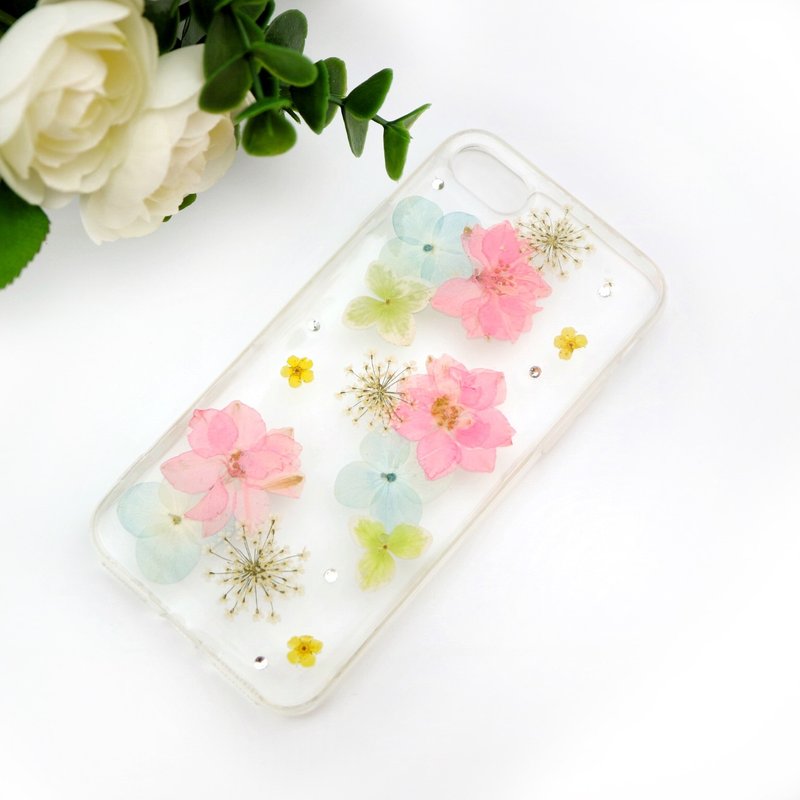 繁花 手作押花手机壳 手机保护壳 手机套 干花手机壳 真花手机壳 iPhone 7 iPhone 6 - 手机壳/手机套 - 压克力 