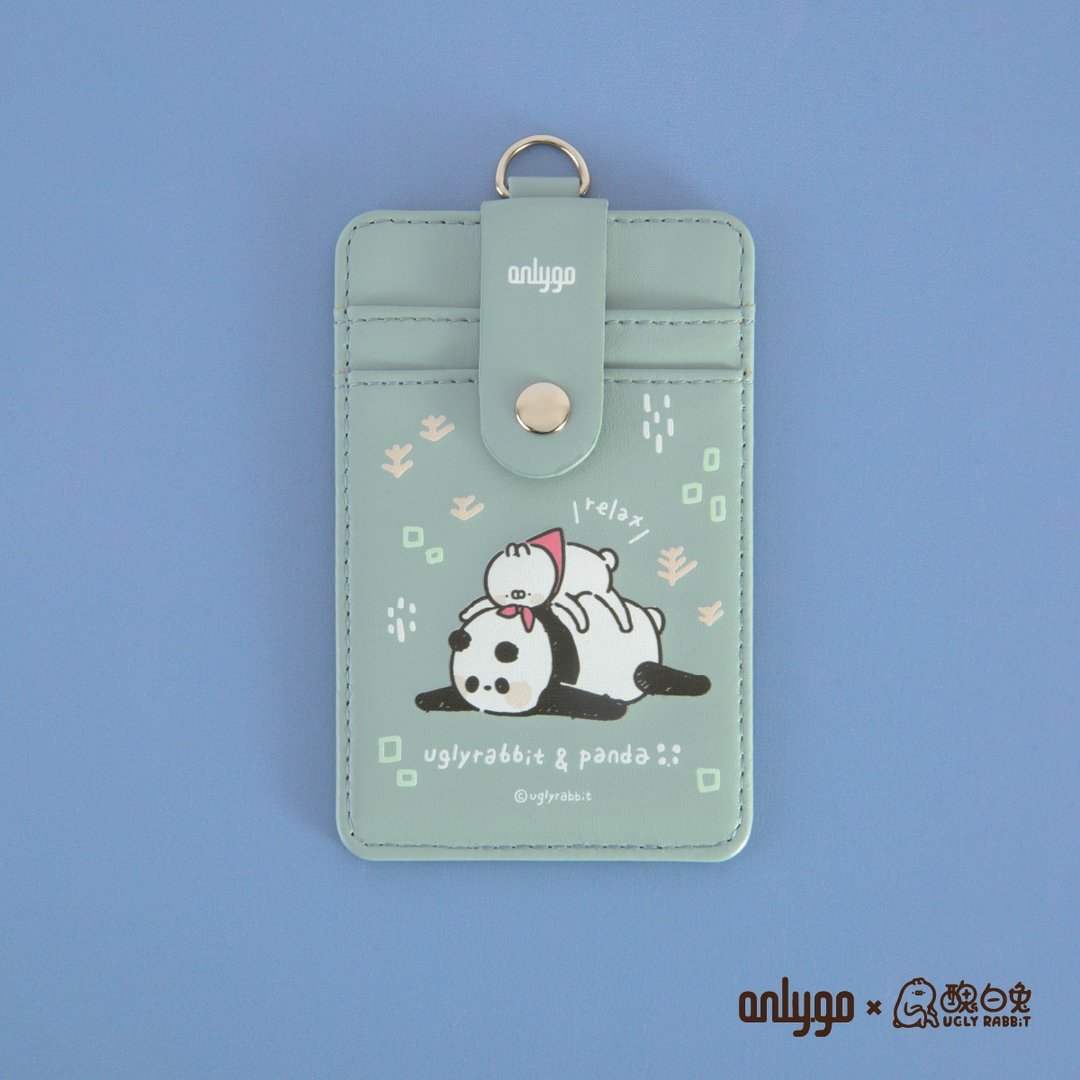 【联名】Onlygo x 丑白兔联名证件套 / 大猫熊 - 证件套/卡套 - 人造皮革 