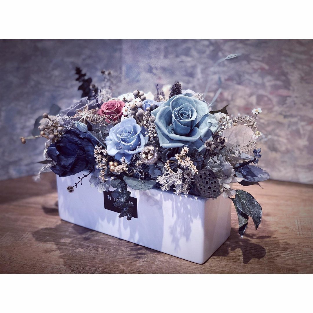 不凋花吐司桌花/宅配限双北地区,跨县市需自取 - 干燥花/捧花 - 其他材质 