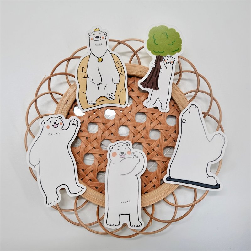 熊熊贴纸(小) – What are bears doing? - 贴纸 - 其他材质 