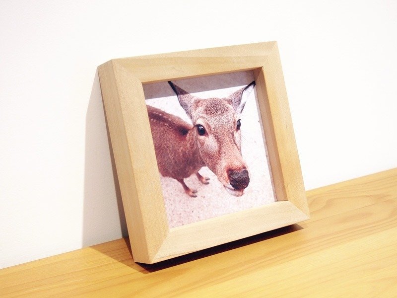 小鹿斑比的世界(双面手工木框画) - 摄影集 - 木头 咖啡色