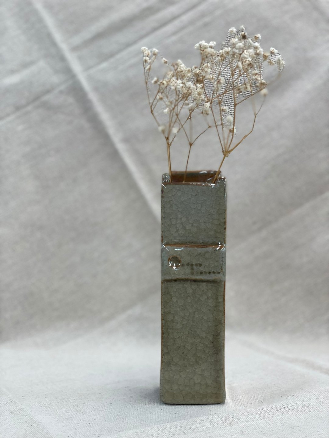 壁挂花器 - 花瓶/陶器 - 陶 灰色