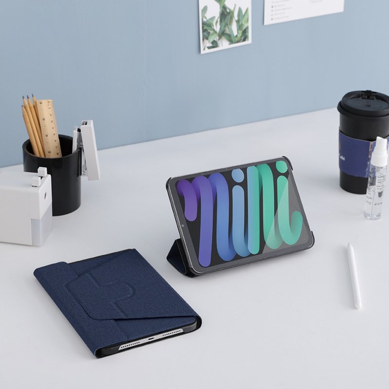 VOYAGE iPad mini (A17 Pro)磁吸式硬壳保护套 加送笔套 - 平板/电脑保护壳 - 其他材质 多色