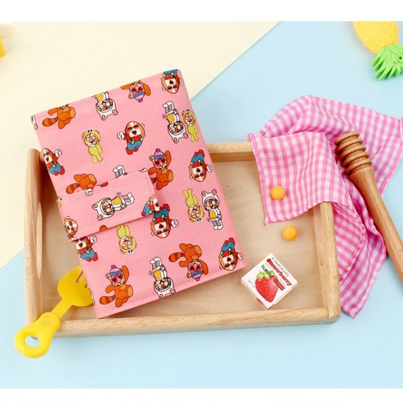 STILL AND CHEW 三折化妆包 / 小物包 / 收纳袋 L - Cosplay - 化妆包/杂物包 - 棉．麻 粉红色