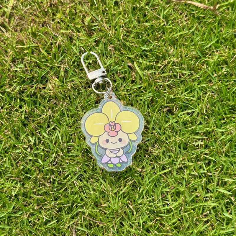 【JUJU ORCHID 啾啾兰】兰花公主-造型压克力吊饰 - 吊饰 - 压克力 