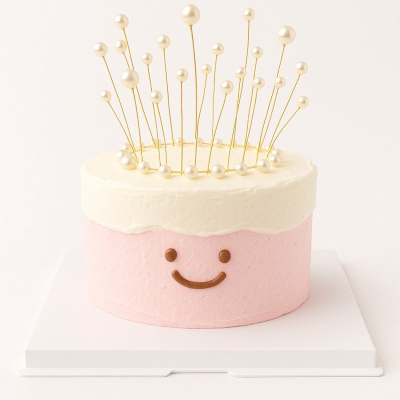 周岁蛋糕推荐/女王版难哄难哄蛋糕/无加糖无淀粉蛋糕/无糖无麸 - 蛋糕/甜点 - 新鲜食材 粉红色