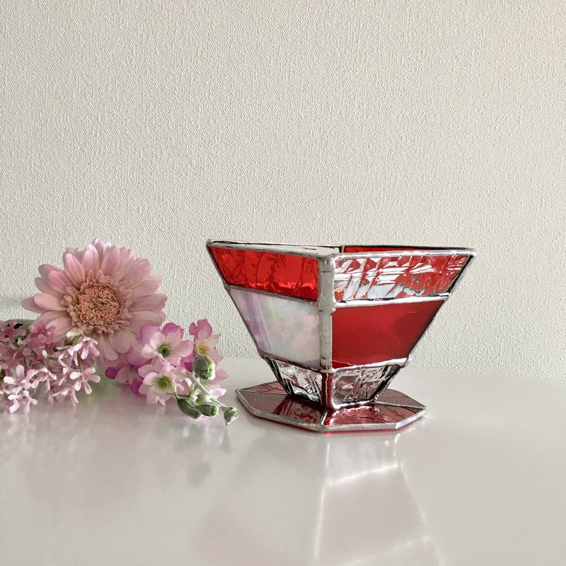 Daydream Diaman Pure Red Glass Bay View - 摆饰 - 玻璃 红色