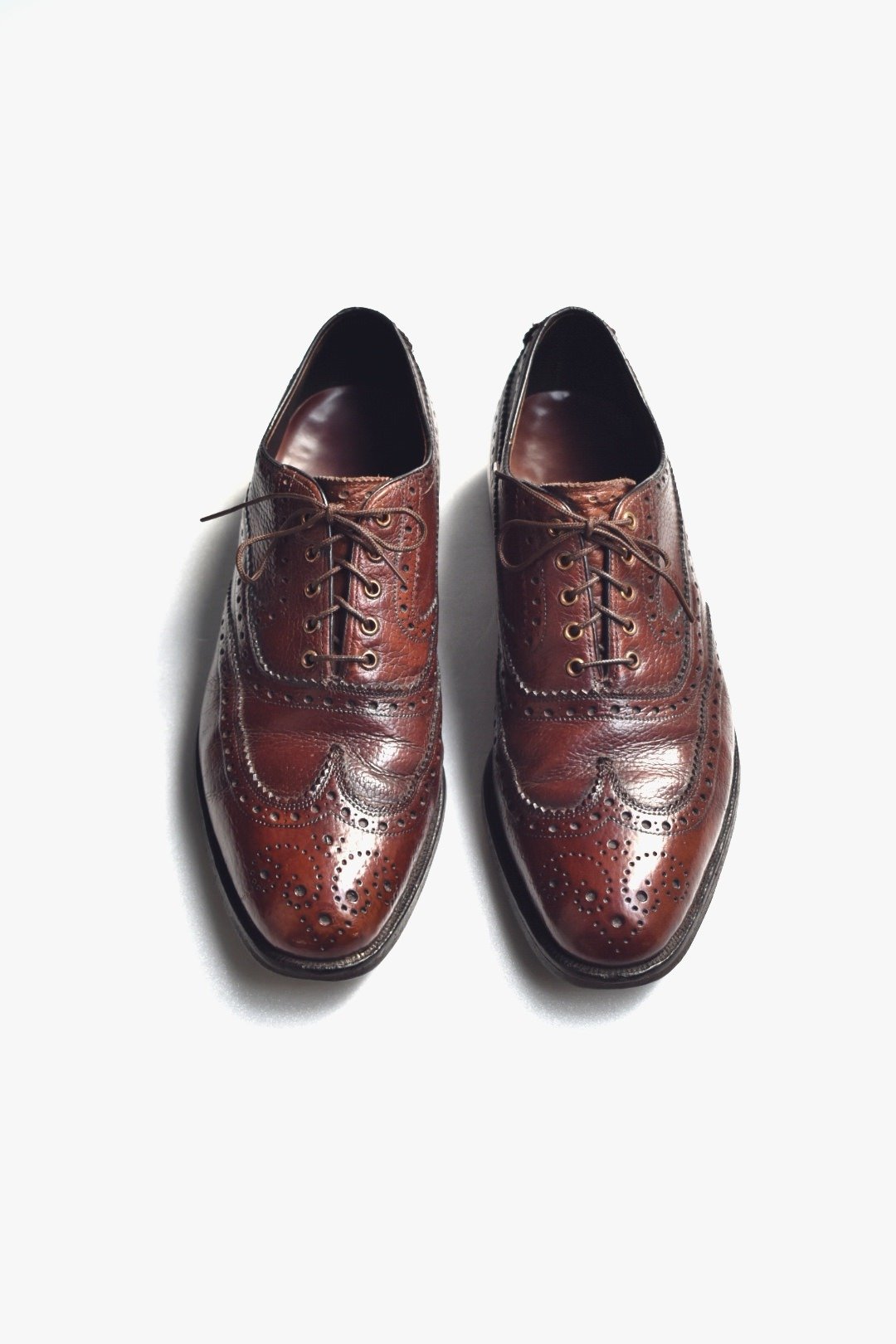 60s 美制法兰克兄弟皮鞋 | Frank Brothers Oxford US 8.5 EUR 41 - 男款靴子 - 真皮 红色