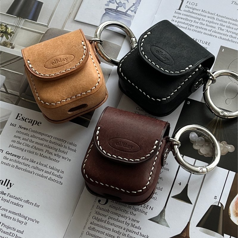 Airpods 保护壳（第二代） - 耳机收纳 - 真皮 咖啡色