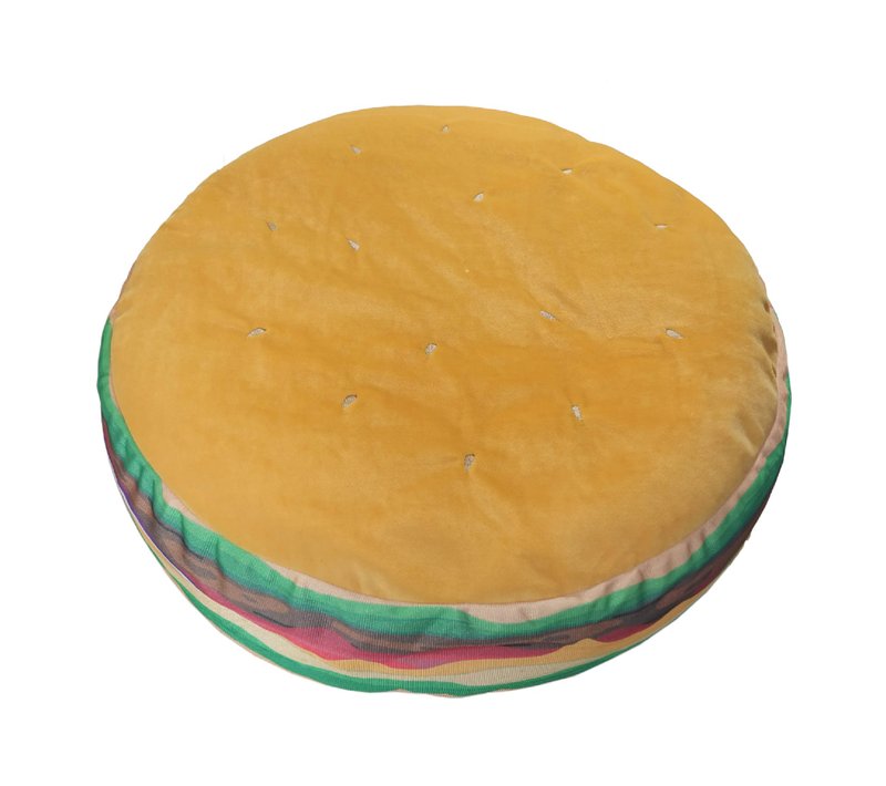 懒骨头-大汉堡  猫咪床垫 狗狗床垫 - 床垫/笼子 - 聚酯纤维 橘色