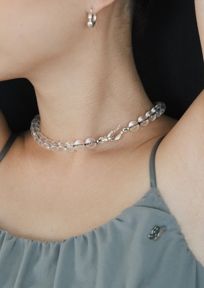 MN02- Crystal Growth Necklace - 项链 - 水晶 