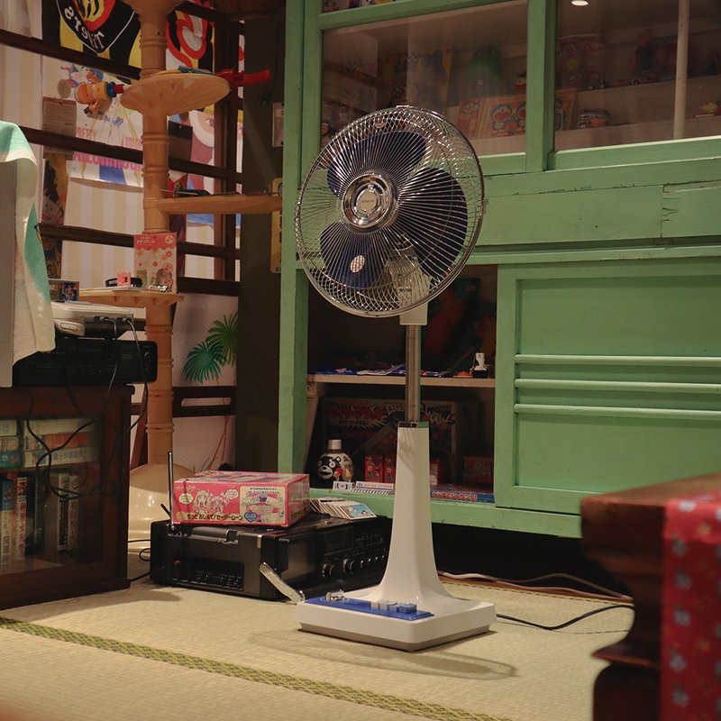 日本KOIZUMI复古电风扇(大)-蓝 - 电扇 - 树脂 