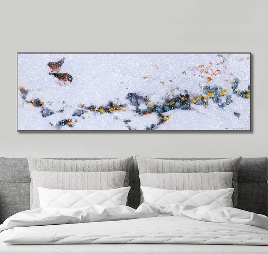 订制设计师都在找的艺术家林顺雄在天地间逐风高清复刻版画 - 海报/装饰画/版画 - 其他材质 白色