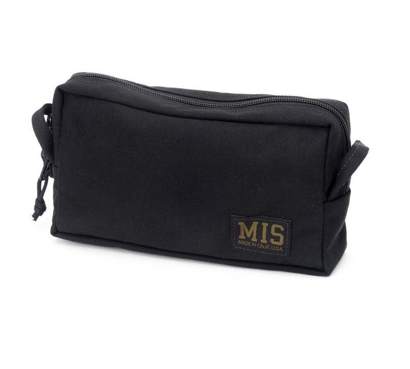 【MIS】SLIM MESH TOILETRY BAG 网眼化妆包-小- 黑 BLACK - 后背包/双肩包 - 其他材质 黑色