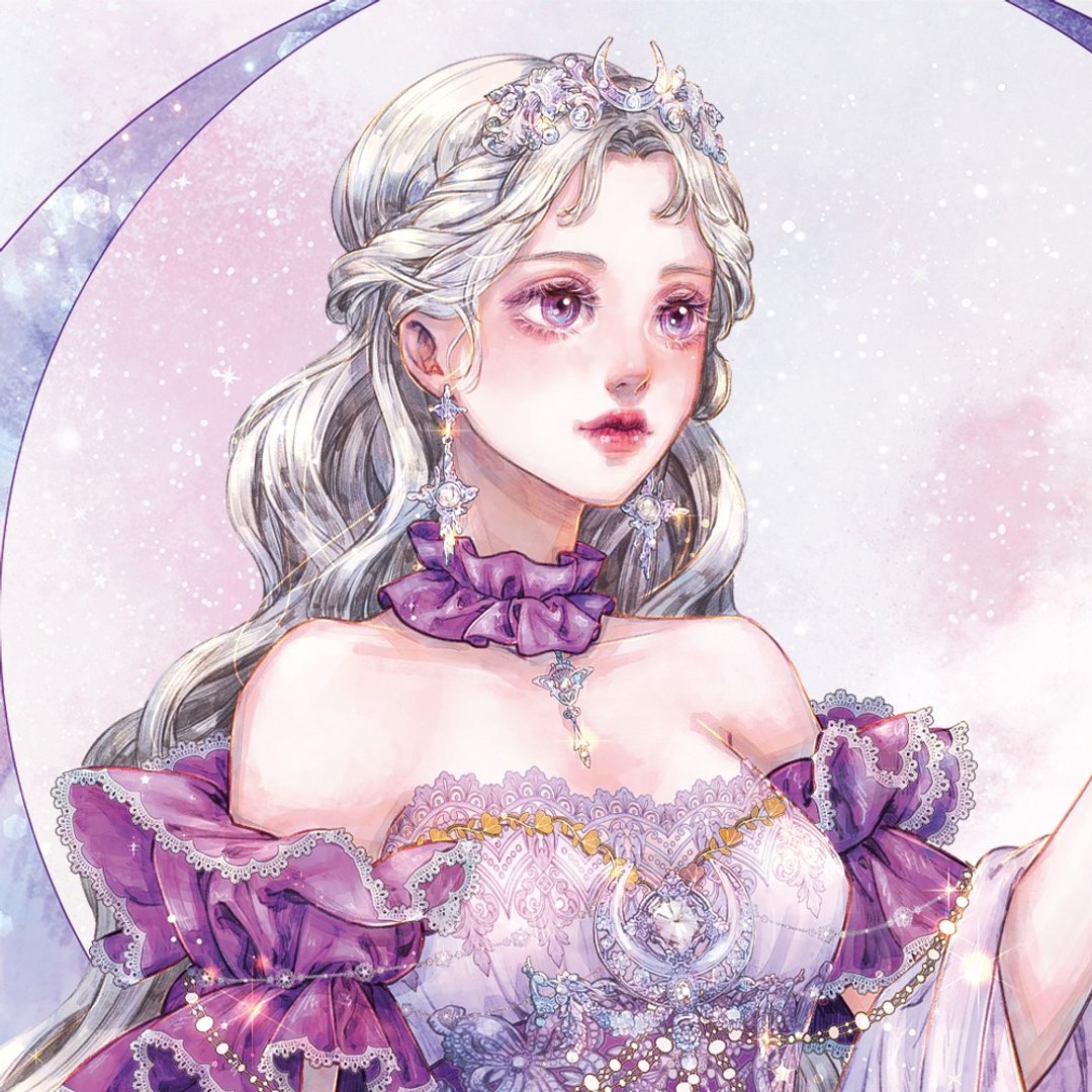 塔罗牌 the Moon A 款贴纸 (8色) - 贴纸 - 纸 