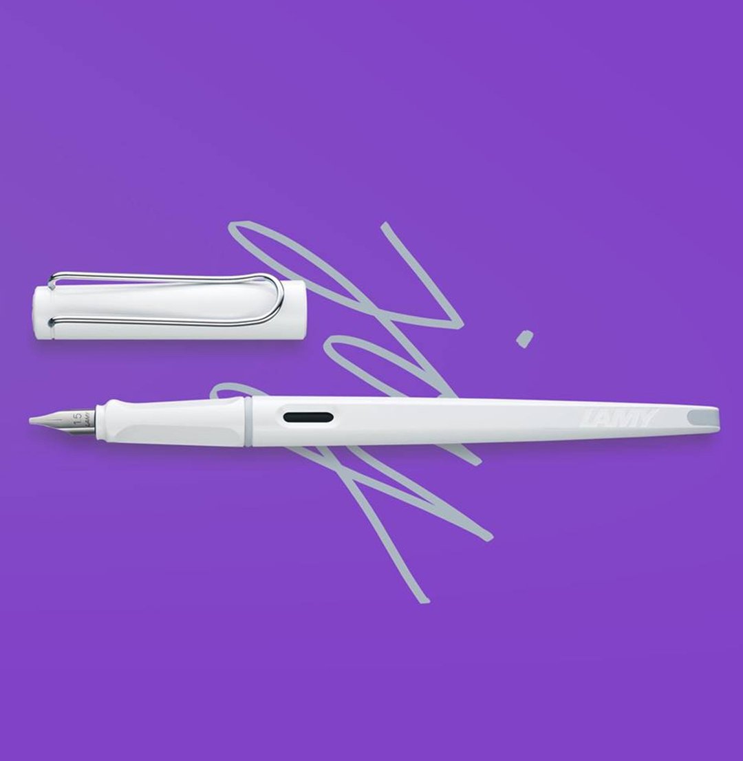 【雷雕免费刻字】LAMY 钢笔 / JOY 喜悦系列 - 限量 白色 - 钢笔 - 塑料 白色