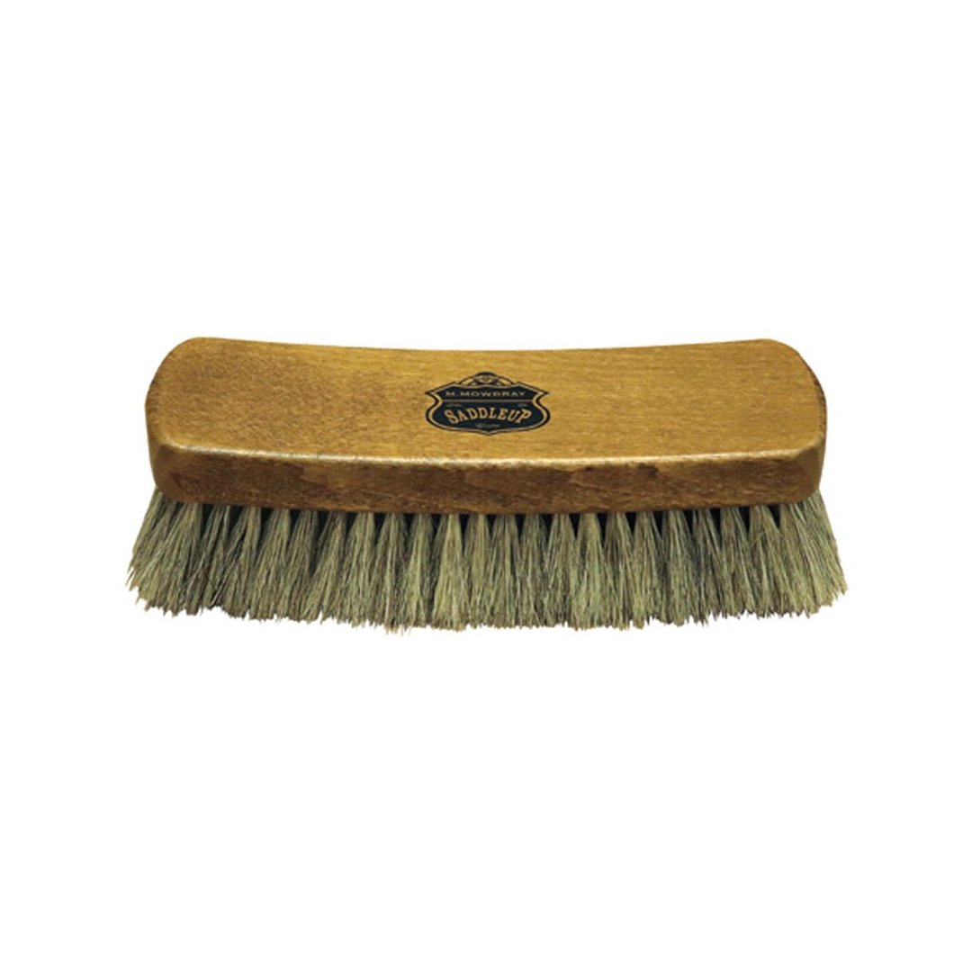马鞍马毛刷-大 SaddleUp Horse Brush 皮衣沙发 除尘/抛光 德国制 - 衣物清洁 - 木头 咖啡色
