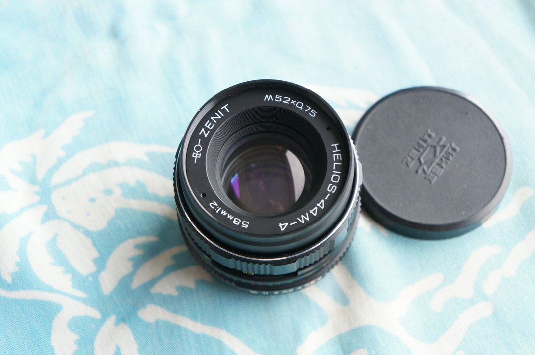HELIOS-44M-4 镜头 F2 58mm 适用于 M42 ZENIT PENTAX Canon Nikon - 相机 - 其他材质 
