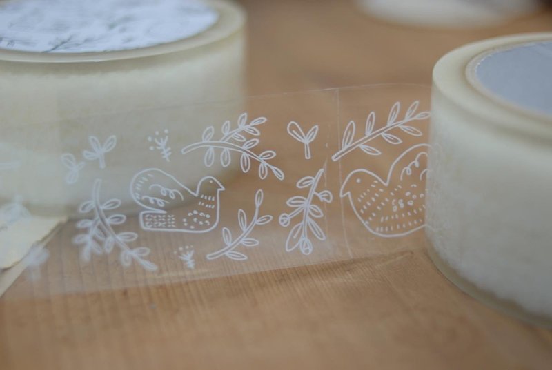 小岛匠所 透明胶带 - 小鸟日和 1 - 纸胶带 - 塑料 