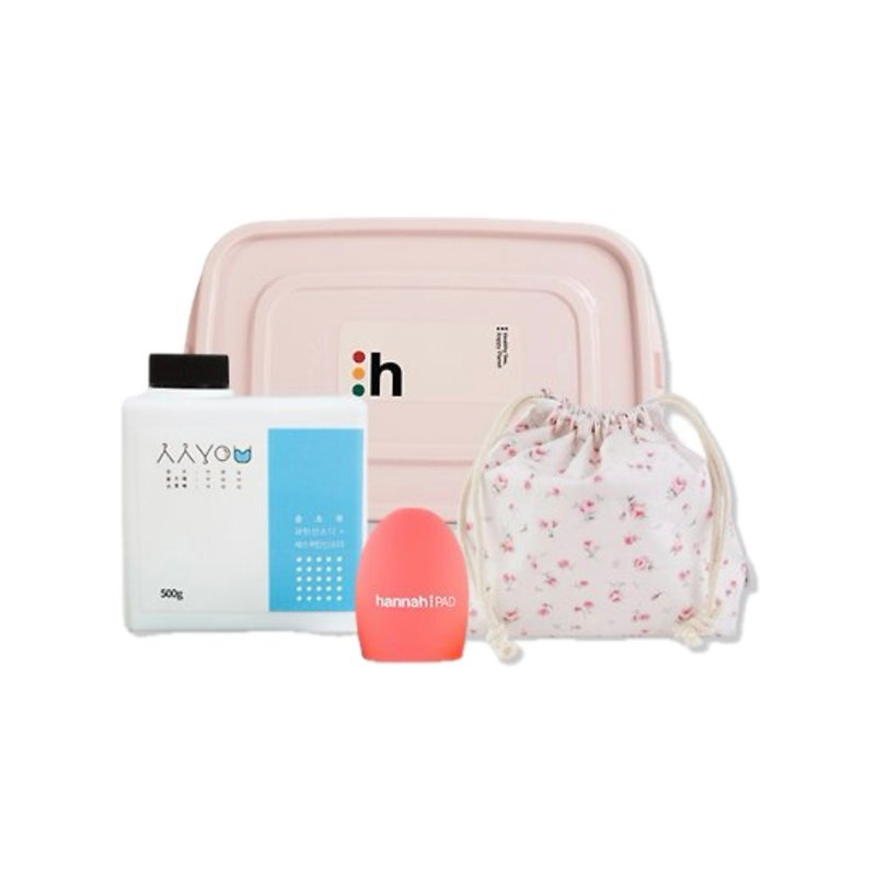 【韩国hannahpad】布卫生棉专属清洁收纳组_赠洗涤粉 - 衣物清洁 - 其他材质 白色