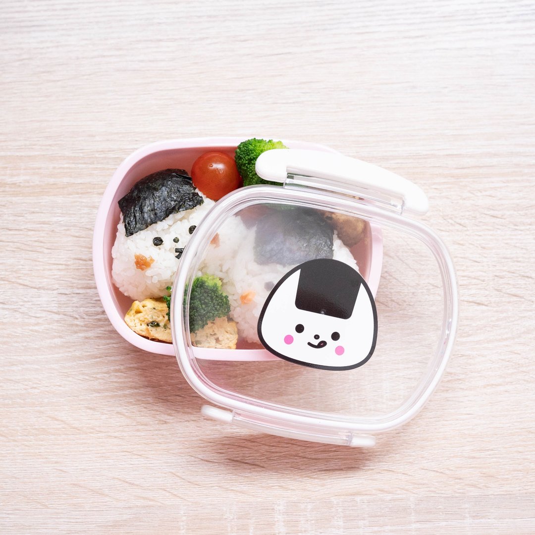 Onigiri bento box Perori ver. - 便当盒/饭盒 - 塑料 粉红色