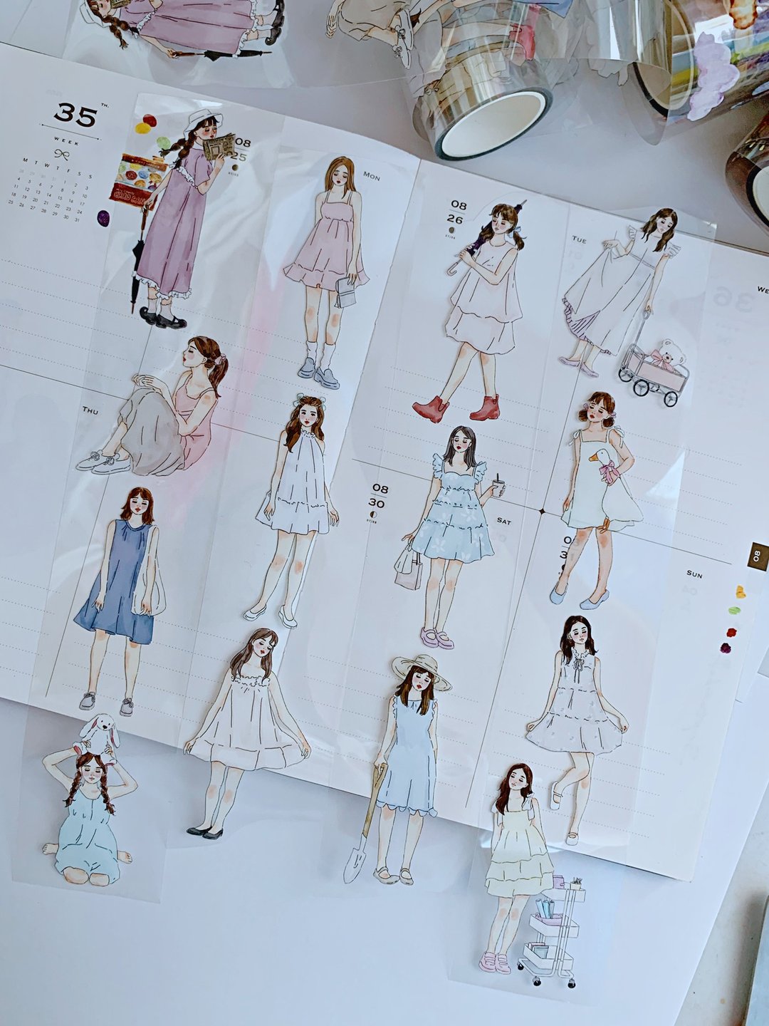 她 / 5cm 透明PET和纸胶带 - 纸胶带 - 其他材质 