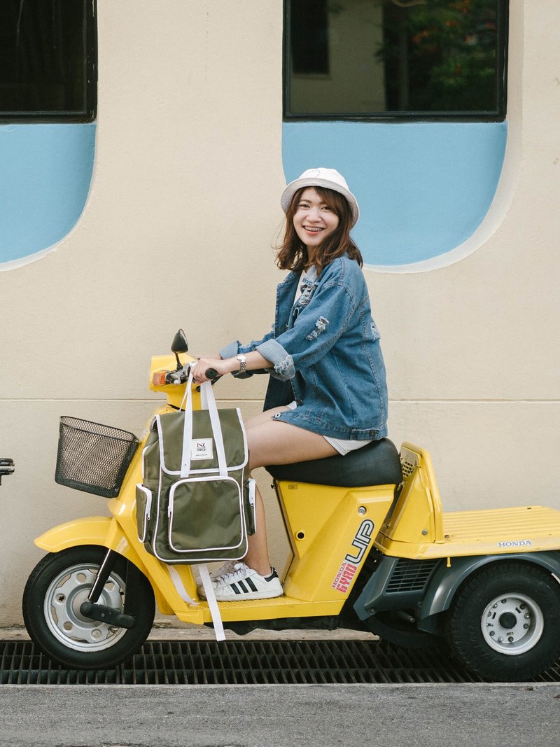 CLASSIC BACKPACK / OLIVE GREEN - 后背包/双肩包 - 防水材质 绿色