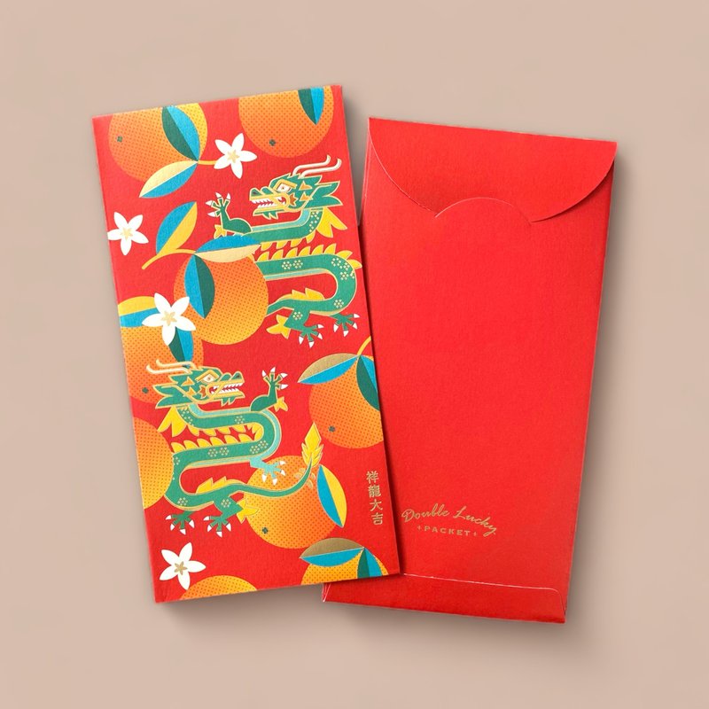 祥龙大吉 - 利是封 / 红包 / 10入 - 红包/春联 - 纸 多色