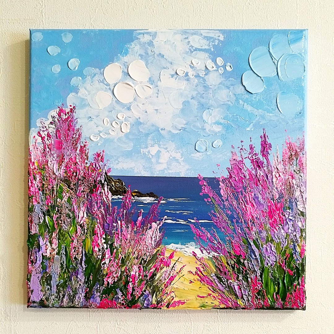 风景画肌理艺术墙饰 |花卉画 |艺术品 - 墙贴/壁贴 - 压克力 多色