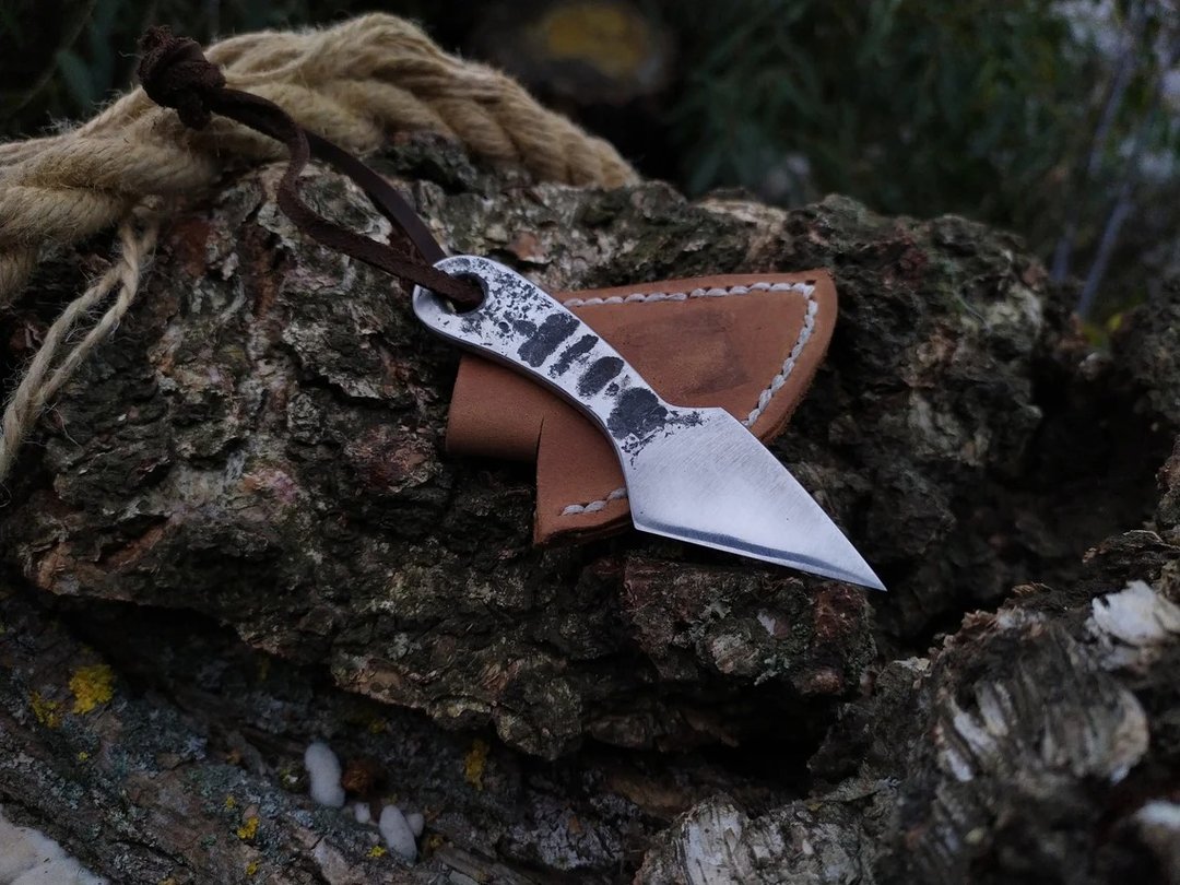 Hand Forged Kiridashi Knife. Kiridashi Knife. Forged Marking knife kiridashi. - 皮件 - 其他金属 