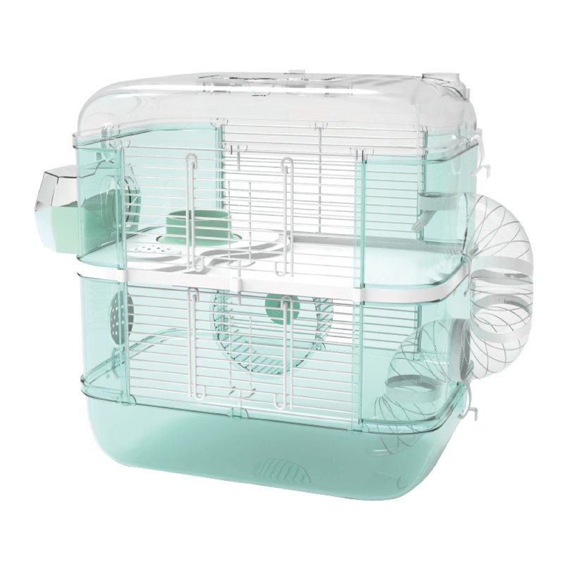 【日本mini Animan】双层空间仓鼠笼 | 专属于鼠宝们的高级大厦 - 其他 - 其他材质 透明