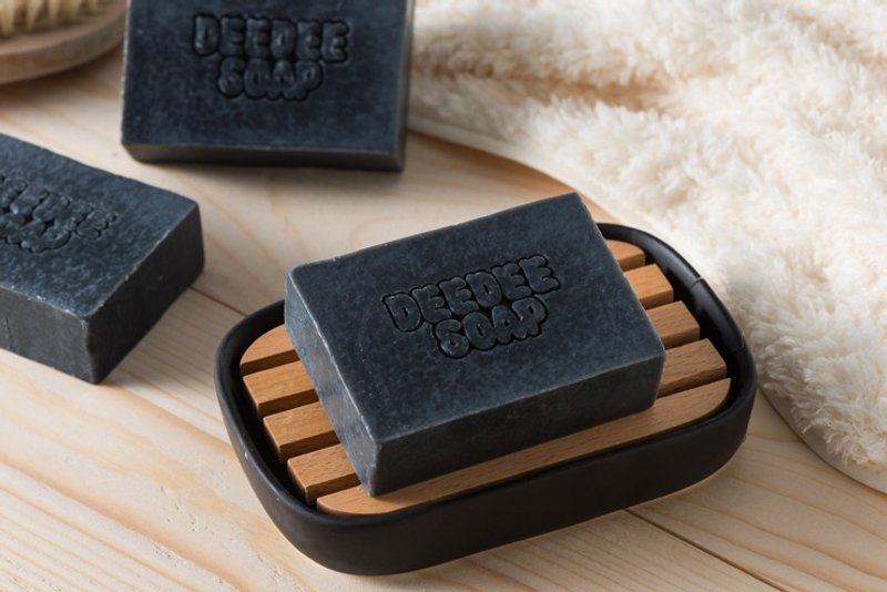 Deedeesoap 乐玩皂 【备长碳洗颜皂】手工皂 油性肌 - 沐浴用品 - 其他材质 黑色