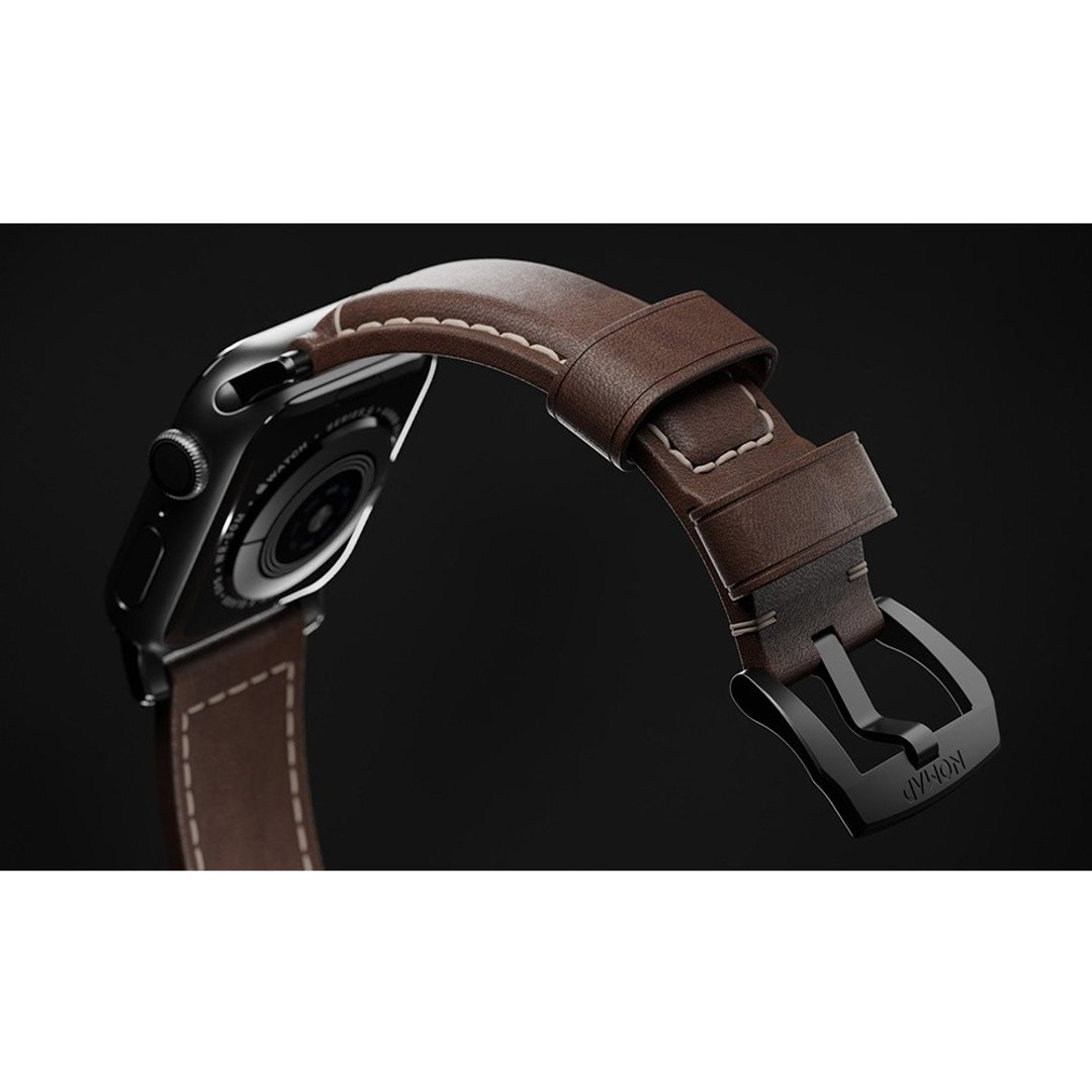 【美国NOMAD】 Apple Watch专用皮革表带-经典黑-38/40/41mm - 表带 - 真皮 咖啡色