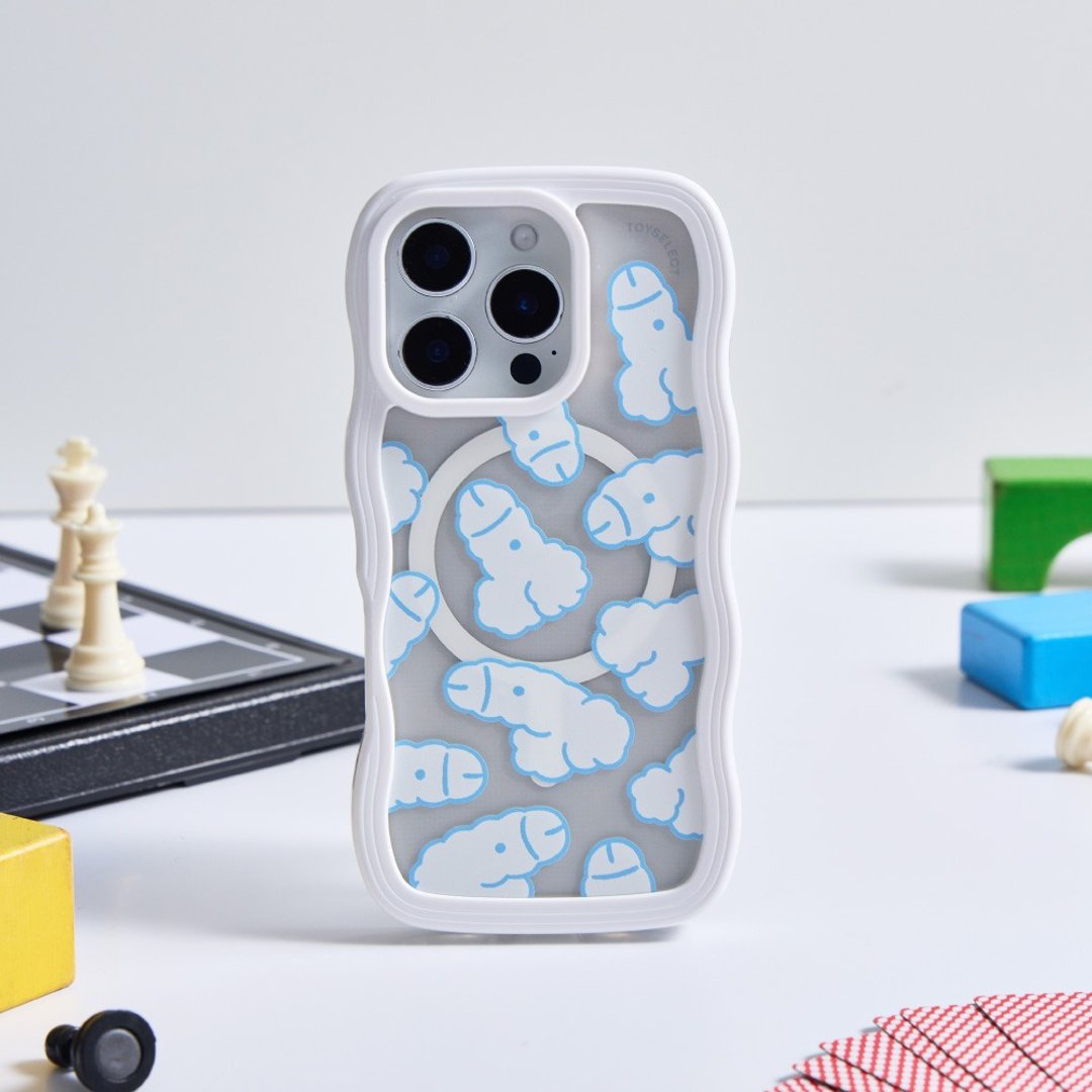 屌面人Lanparman云朵ㄐㄐ云朵波波MagSafe iPhone手机壳 - 手机壳/手机套 - 塑料 多色
