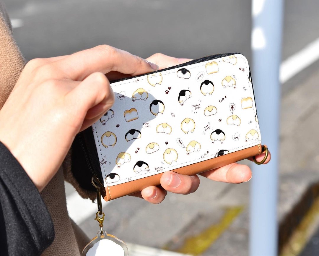 Dog butt coin pass case - 零钱包 - 其他材质 白色