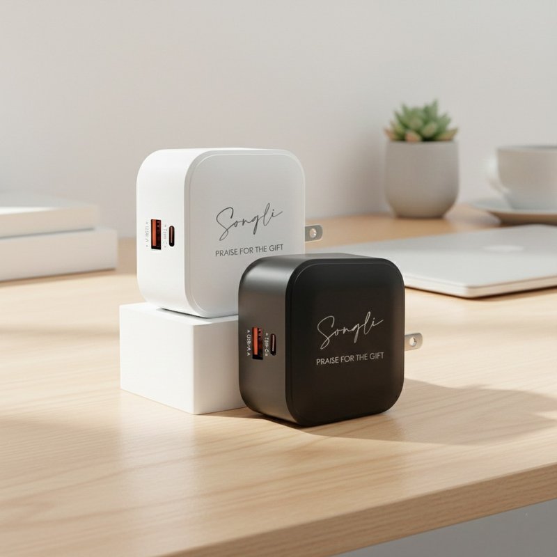 65W快充充电器|可定制化订制|轻巧迷你|支持笔电、平板、手机充电 - 充电宝/传输线 - 塑料 