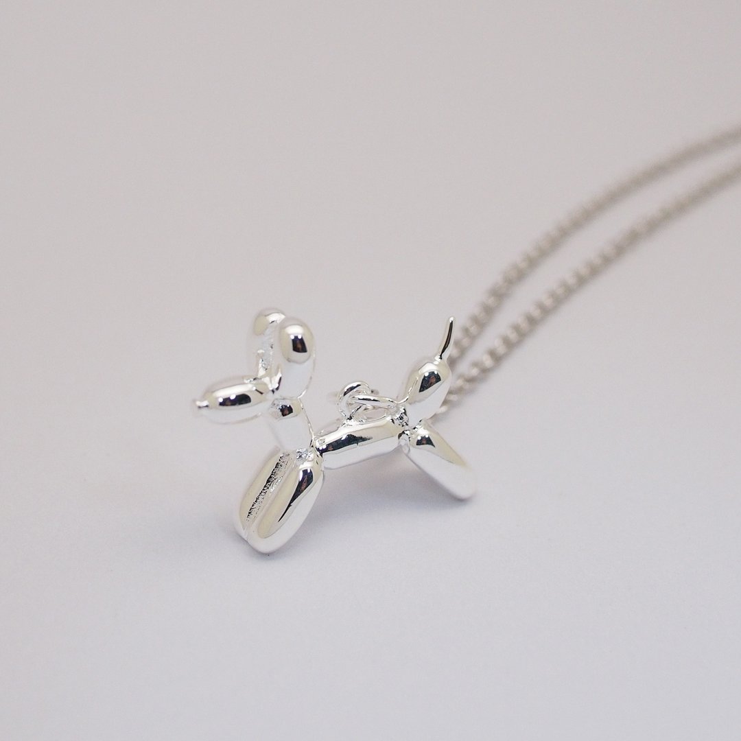 Balloon Dog Necklace(small) ,silver - 其他 - 其他金属 银色