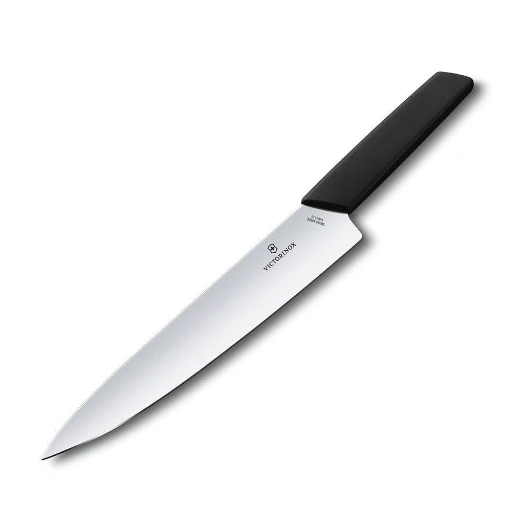 VICTORINOX 瑞士维氏 Swiss Modern 切肉刀 22cm 黑 6.9013.22B - 厨房用具 - 不锈钢 黑色
