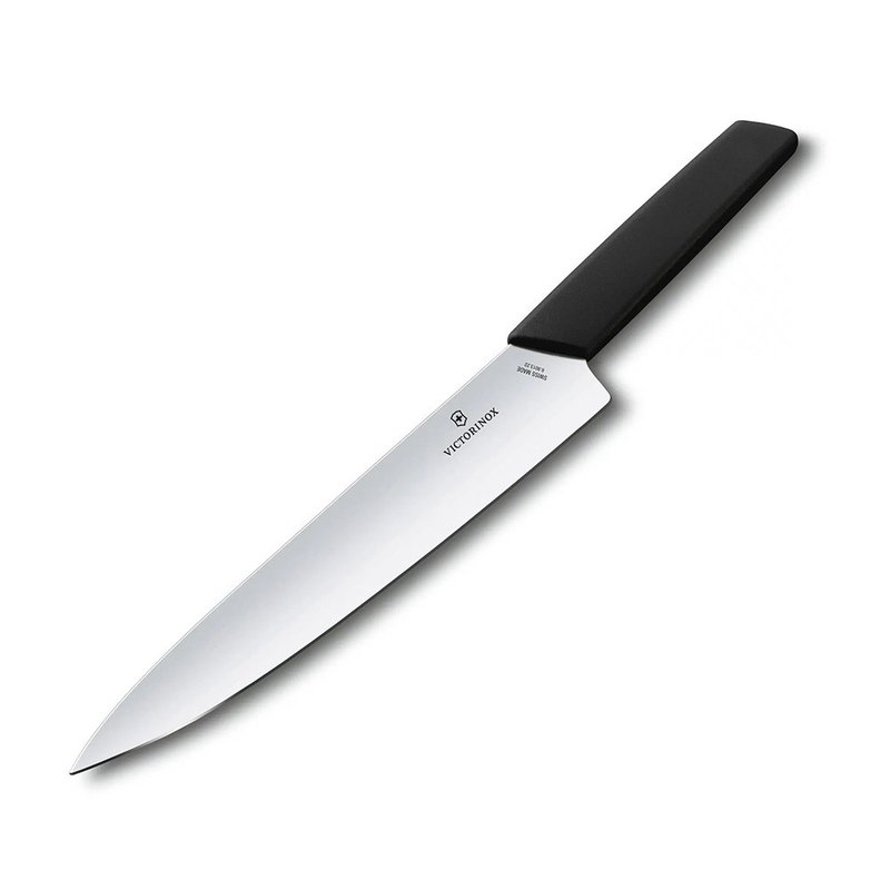VICTORINOX 瑞士维氏 Swiss Modern 切肉刀 22cm 黑 6.9013.22B - 厨房用具 - 不锈钢 黑色