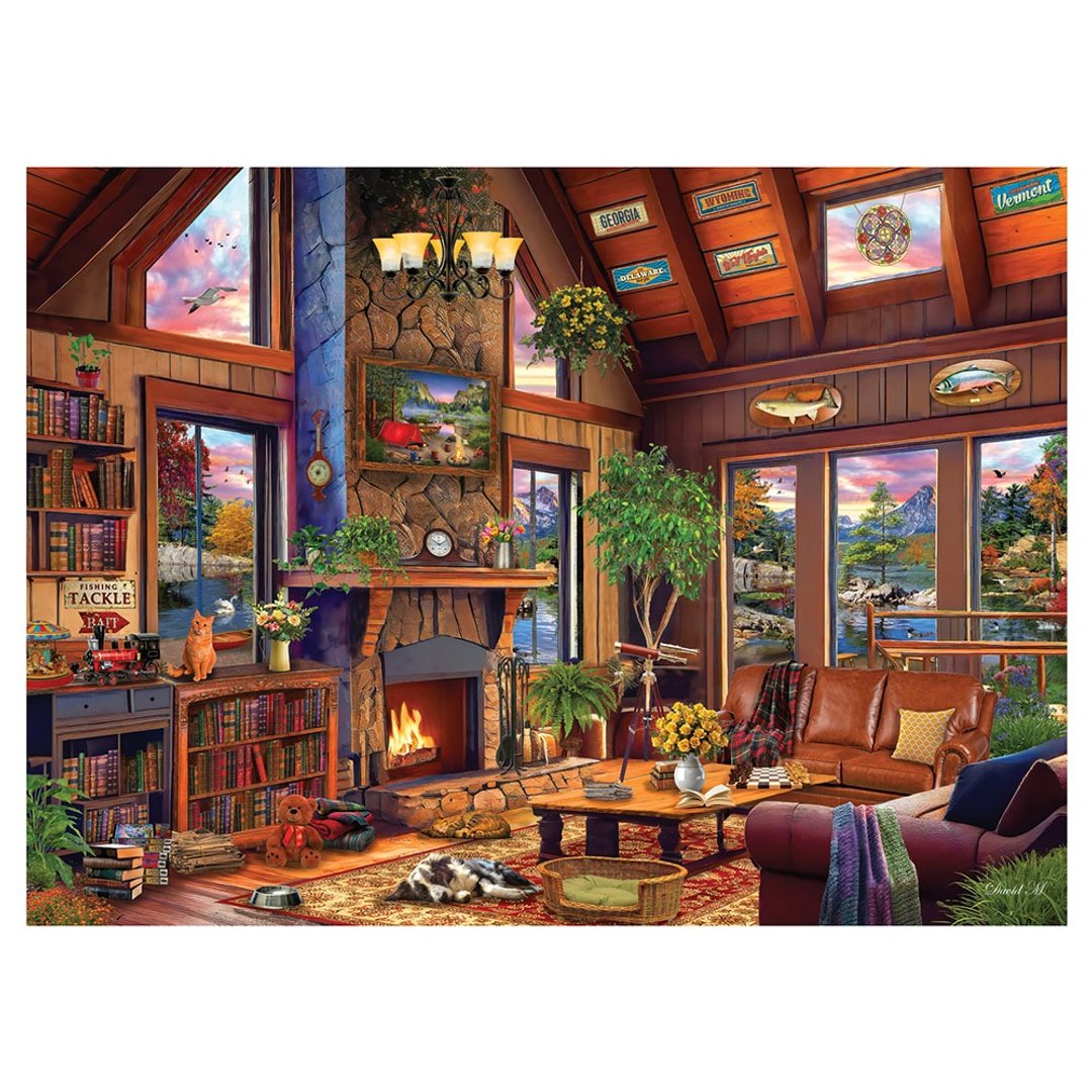 湖畔秘境小屋_Anatolian_4000片拼图 - 拼图 - 纸 