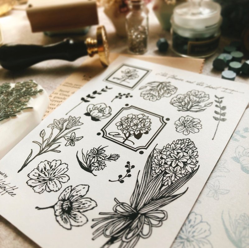 Season 2 - No.6 The flower and the poet II - 贴纸 - 纸 