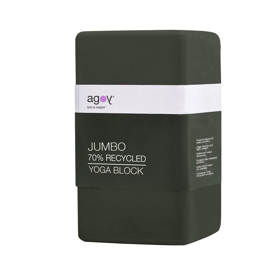 高密 Jumbo 瑜伽砖 - 运动/健身用品 - 环保材料 黑色