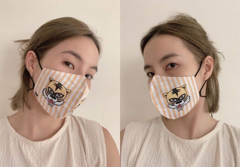 老虎图案抗菌布口罩 - 其他 - 其他材质 