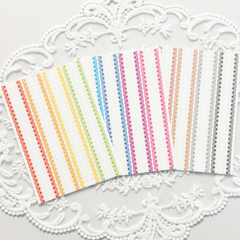 纯粹蕾丝纸 - 便条纸/标签贴 - 纸 多色