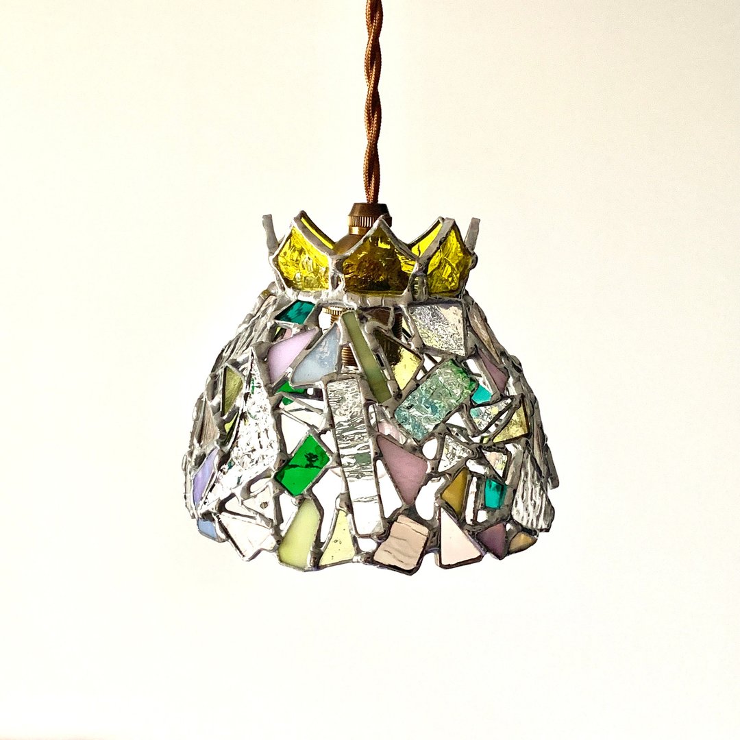 Jewel Night Tiara Honey Yellow x Clear - 灯具/灯饰 - 玻璃 透明