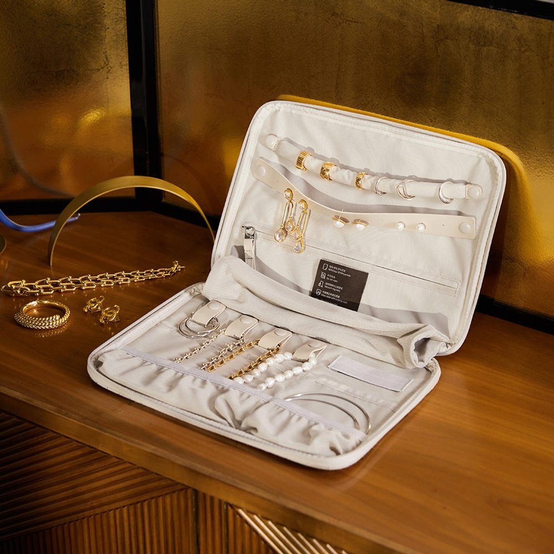 【ITO】英国进口羊毛 首饰旅行收纳包 ORGANIZER JEWELRY BAG - 化妆包/杂物包 - 羊毛 