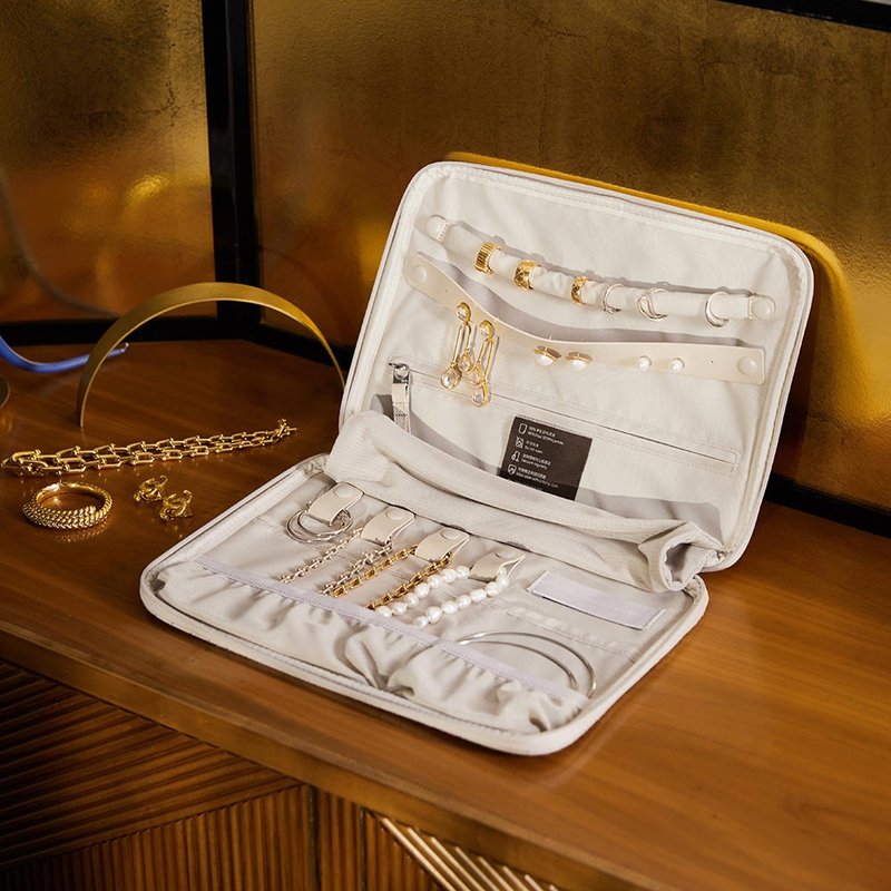 【ITO】英国进口羊毛 首饰旅行收纳包 ORGANIZER JEWELRY BAG - 化妆包/杂物包 - 羊毛 